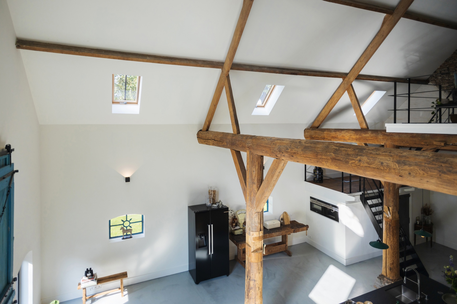 retro dakraam woonboerderij